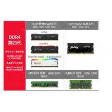 金士顿（Kingston） FURY内存 DDR4 2666 台式机骇客神条